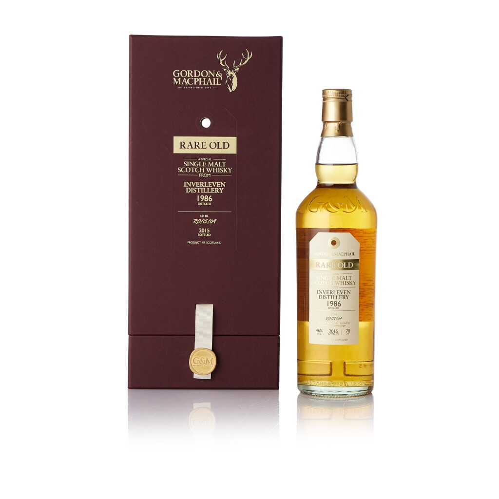 View full screen - View 1 of Lot 6630. Inverleven Gordon & Macphail Rare old 46.0 abv 1986 (1 BT70).