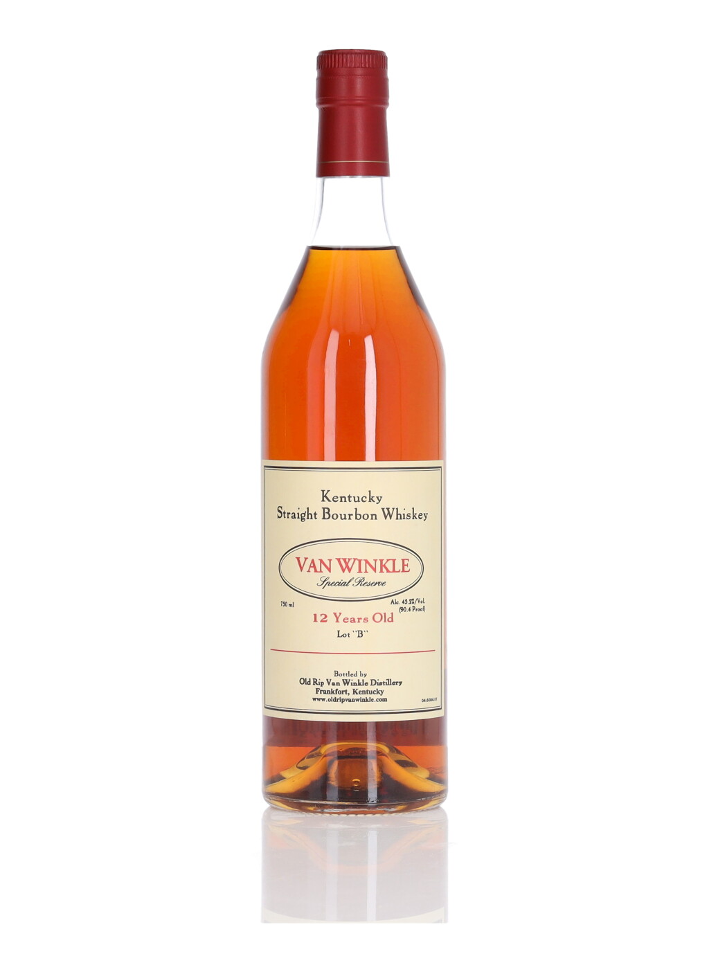 View full screen - View 1 of Lot 17. Van Winkle 12 Year Old Special Reserve Lot "B" 90.4 Proof NV (1 Bottle 75cl).
