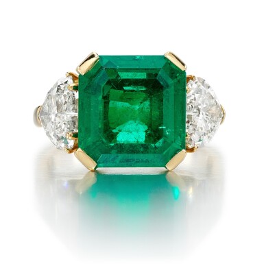 全萤幕检视 - 查看238GRAFF | EMERALD AND DIAMOND RING的1