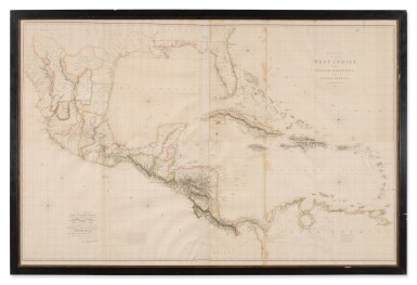 View full screen - View 1 of Lot 1004. Arrowsmith, Aaron | The most accurate representation of the West Indies and its environs.