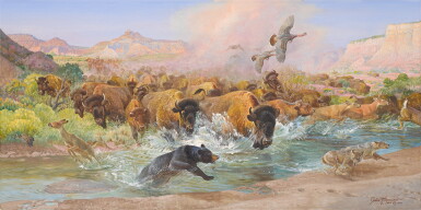 View full screen - View 1 of Lot 37. Clearing the Palo Duro.