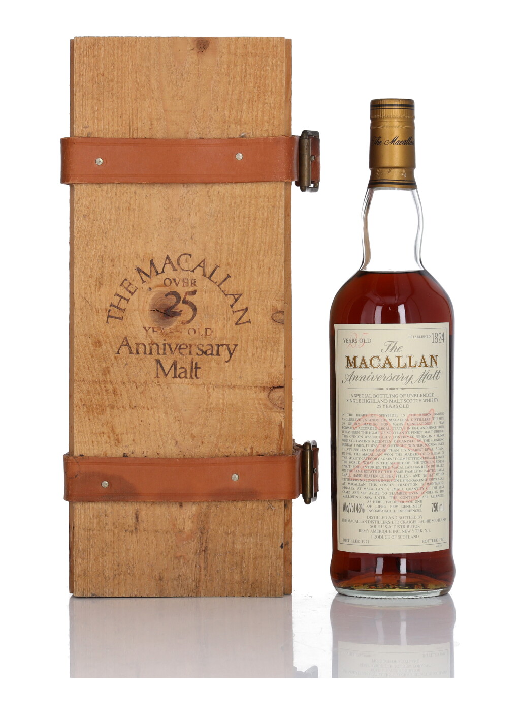 View full screen - View 1 of Lot 16. The Macallan 25 Year Old Anniversary Malt 43.0 abv 1971 (1 Bottle 75cl).