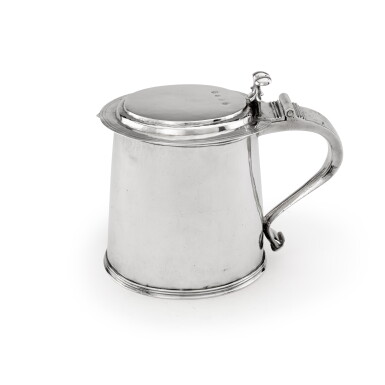 View full screen - View 1 of Lot 148. A Charles II provincial silver tankard, maker's mark TS, probably Norwich, circa 1678.