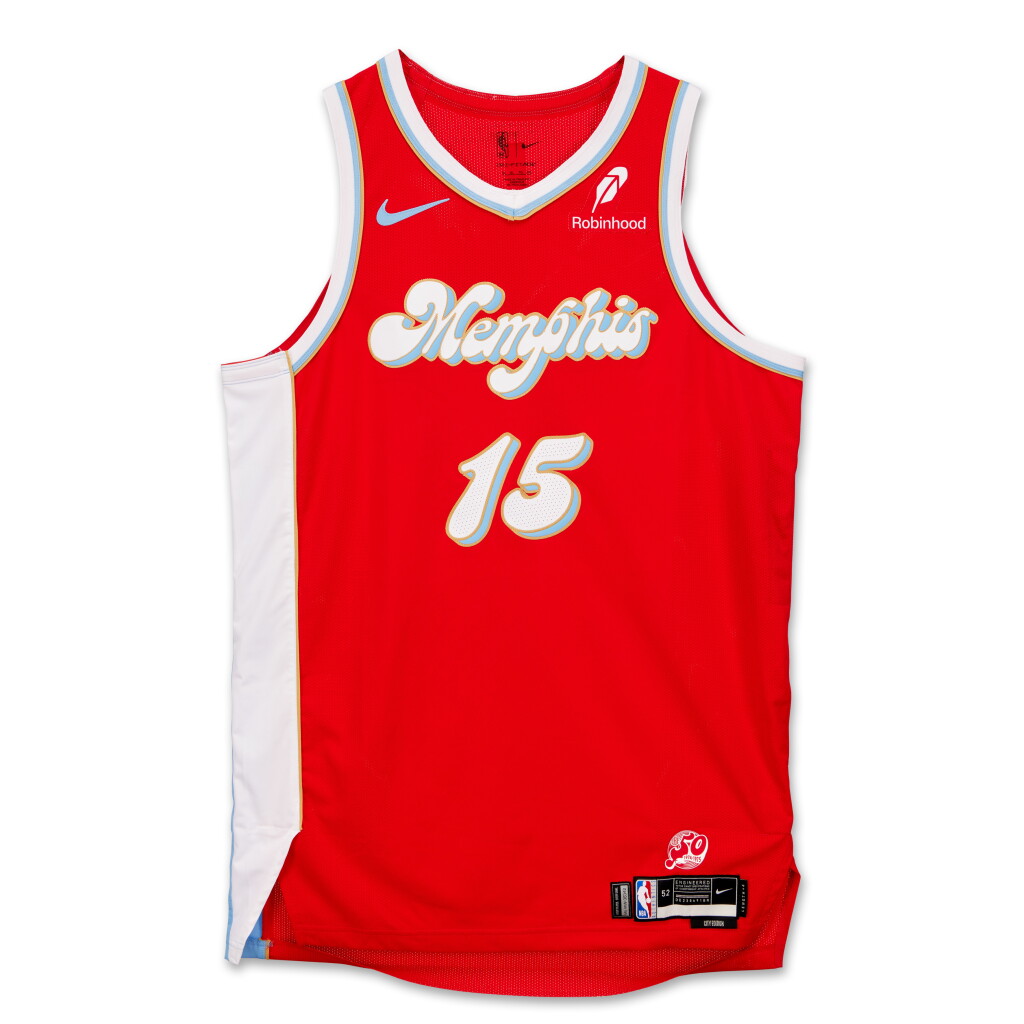 View full screen - View 1 of Lot 78. Brandon Clarke Memphis Grizzlies 2024-2025 Game Worn City Edition Jersey.