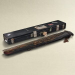 An extraordinary black-lacquered Confucius-style guqin, Song dynasty | 宋 黑漆仲尼式琴
