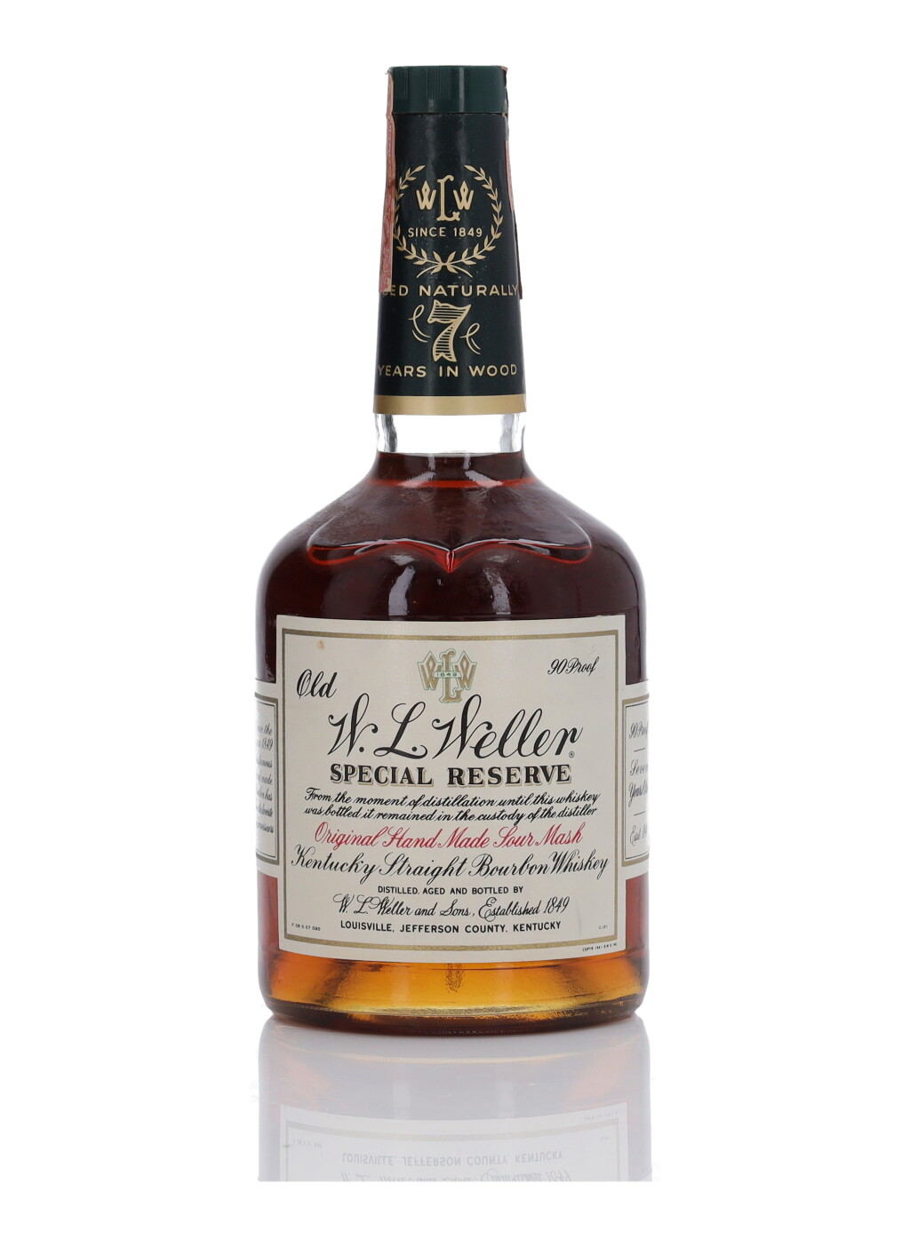 View full screen - View 1 of Lot 1272. Old W.L. Weller Special Reserve 7 Year Old 90 Proof NV (1 Bottle 75cl).