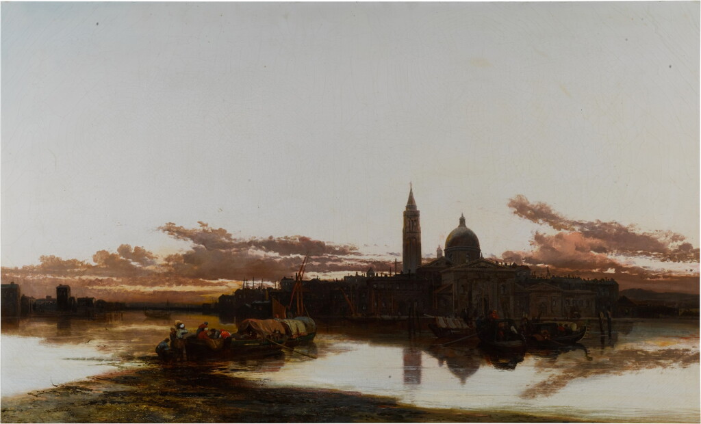 View full screen - View 1 of Lot 216. View of San Giorgio Maggiore, Venice.