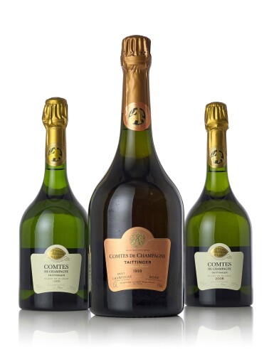 View full screen - View 1 of Lot 3651. Taittinger, Comtes de Champagne, Blanc de Blancs 2005 (12 BT).