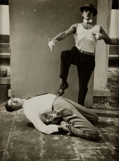 View full screen - View 1 of Lot 8. Xanti Schawinsky Standing on a Bauhaus Colleague.