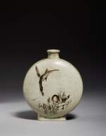 An iron-painted 'geese' moonflask