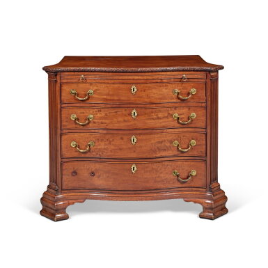 View full screen - View 1 of Lot 219. A George III Mahogany Commode, Circa 1760.