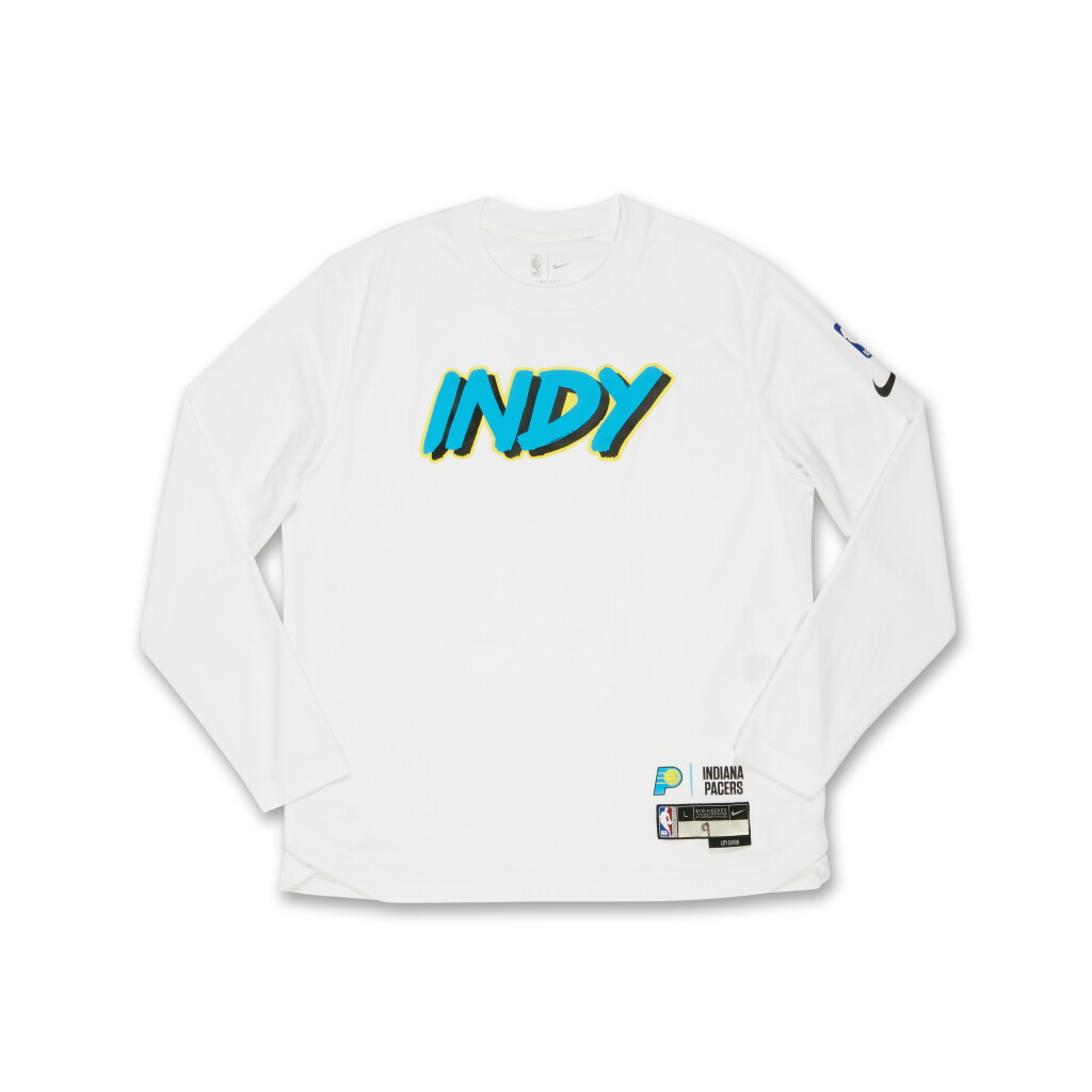 View full screen - View 1 of Lot 89. T.J. McConnell Indiana Pacers 2024-25 City Edition Warmup Set.