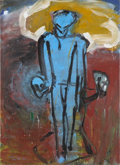 View full screen - View 1 of Lot 160. The blue hunter.