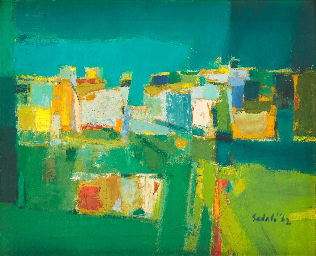 Voir en plein écran - Voir 1 du lot 610. Ahmad Sadali 阿曼德・薩達利 | Abstraction of a Landscape 抽象風景.