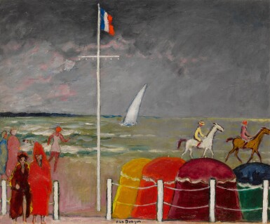View full screen - View 1 of Lot 290. La plage de Deauville.