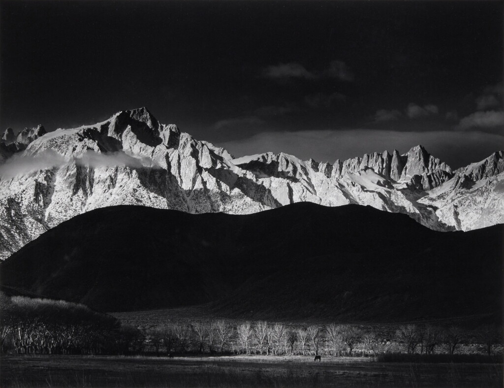 View full screen - View 1 of Lot 16. ‘Winter Sunrise, Sierra Nevada from Lone Pine, California’.