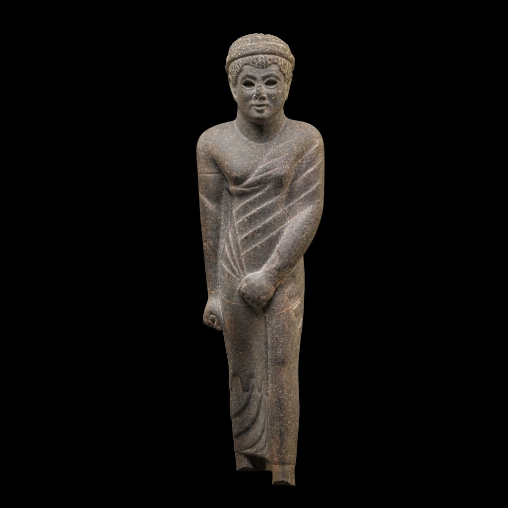 View full screen - View 1 of Lot 301. An Egyptian Granite Figure of Pakhom, Governor of Dendera, Late Ptolemaic Period, circa 50-30 B.C..