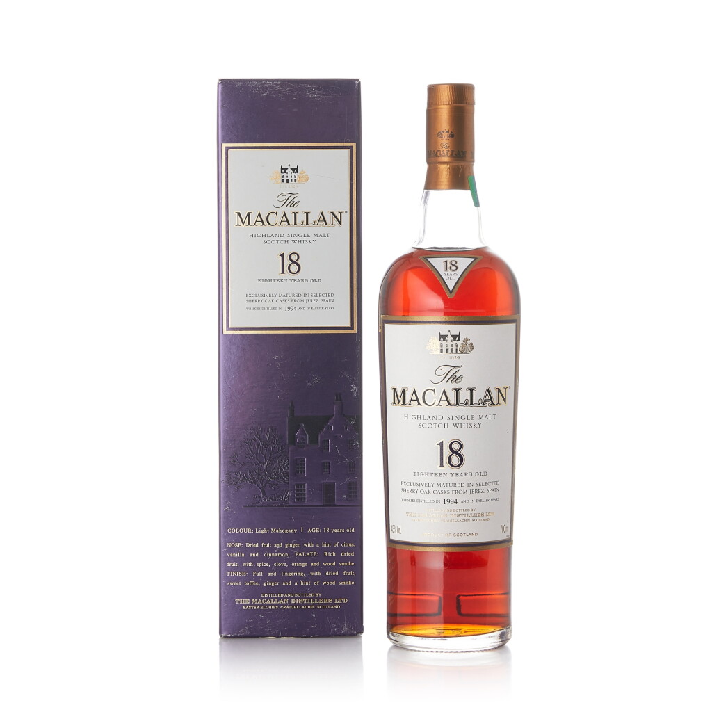 View full screen - View 1 of Lot 7005. The Macallan 18 Year Old 43.0 abv 1994 (1 BT70).