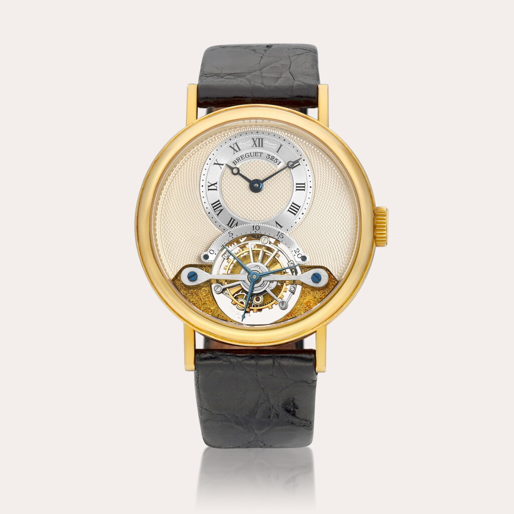 全螢幕檢視 - 查看2126Reference 3350 BA A yellow gold tourbillon wristwatch, Circa 1991 | 寶璣 | 型號 3350 BA | 黃金陀飛輪腕錶,約1991年製的1