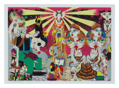 View full screen - View 1 of Lot 19. PHUNK & KEIICHI TANAAMI | FEAST IN THE PEACHY HEAVEN - NIGHT.