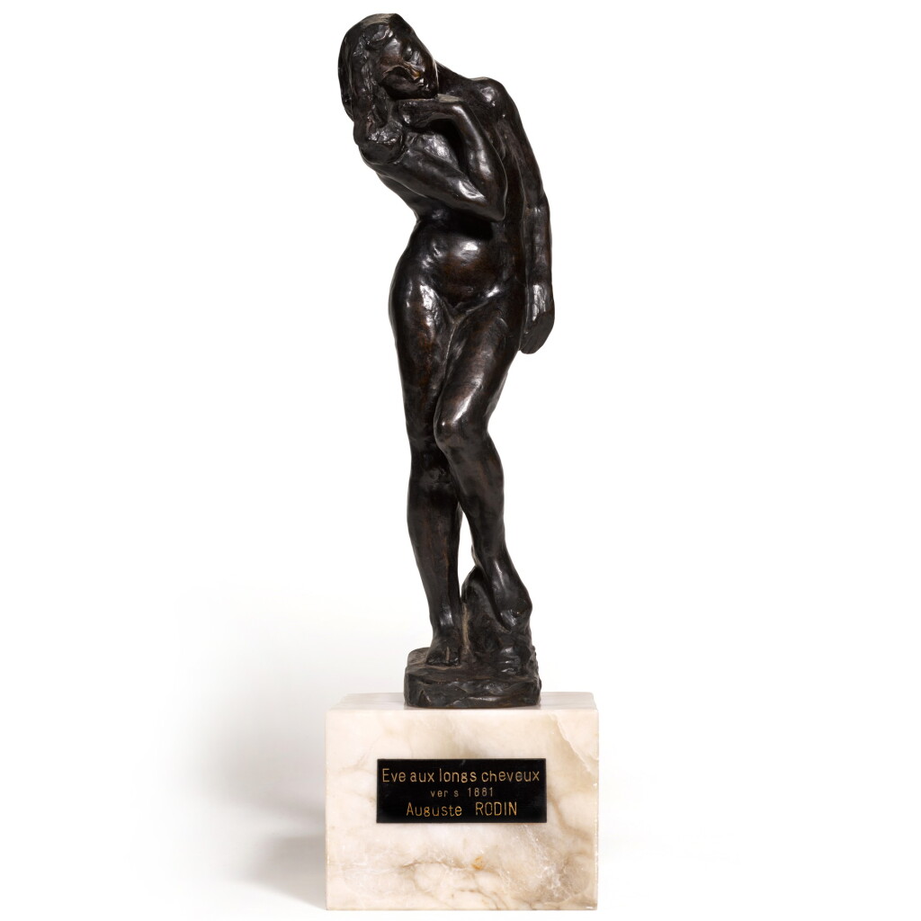 View full screen - View 1 of Lot 399. AUGUSTE RODIN | ÈVE AUX LONGS CHEVEUX.