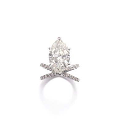 View full screen - View 1 of Lot 523. Diamond ring | 鑽石戒指.