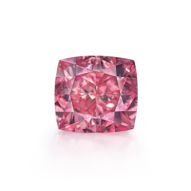 View full screen - View 1 of Lot 521. Unmounted Fancy Intense Pink Diamond | 1.10克拉 濃彩粉紅色鑽石.