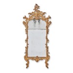 An Italian Rococo Carved Giltwood Mirror, Genoa, Circa 1740