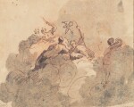 A study for a ceiling decoration | Projet de plafond