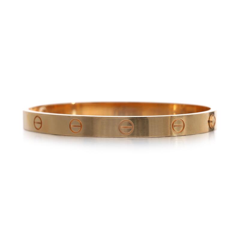 Cartier Rose Gold Love Bangle Bracelet Available For Immediate