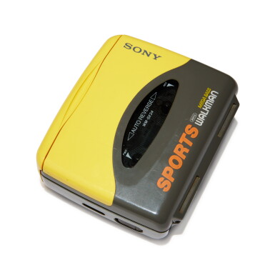 View full screen - View 1 of Lot 83. The Sony Sports Walkman used in the documentary Stretch and Bobbito: Radio That Changed Lives.