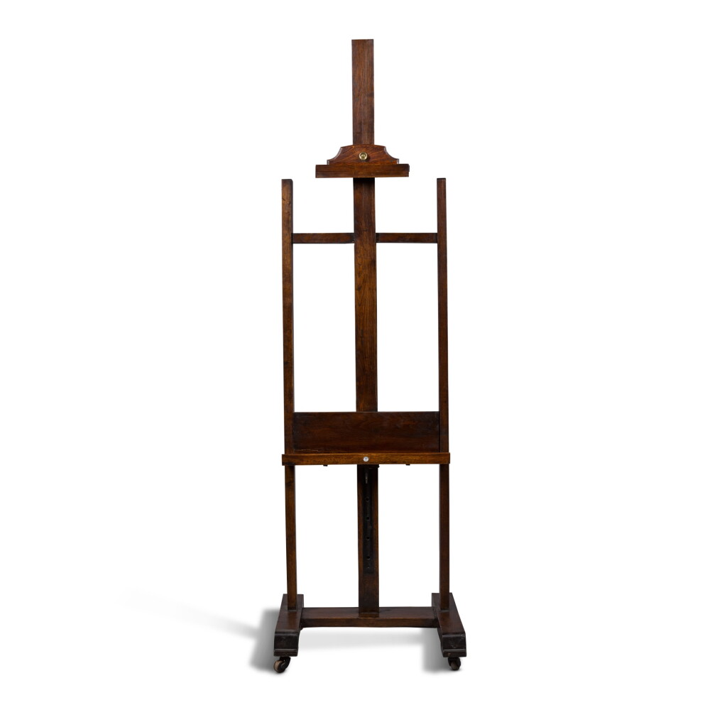 View full screen - View 1 of Lot 281. An oak artist's easel by Windsor and Newton, early 20th century.