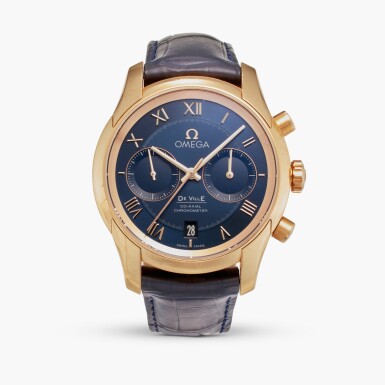 View full screen - View 1 of Lot 38. De Ville Co-Axial | A rose gold automatic chronograph wristwatch, Circa 2013 | Reference 431.53.42.51.03.001.