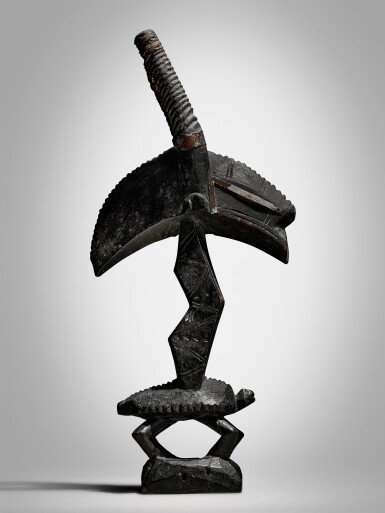 View full screen - View 1 of Lot 36. Bamana Zoomorphic Headdress, Mali.