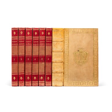 View full screen - View 1 of Lot 742. 2 ouvrages sur l'histoire de France et la royauté, aux armes de la duchesse de Berry..