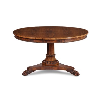 View full screen - View 1 of Lot 143. A Regency Rosewood Centre Table, Circa 1810.