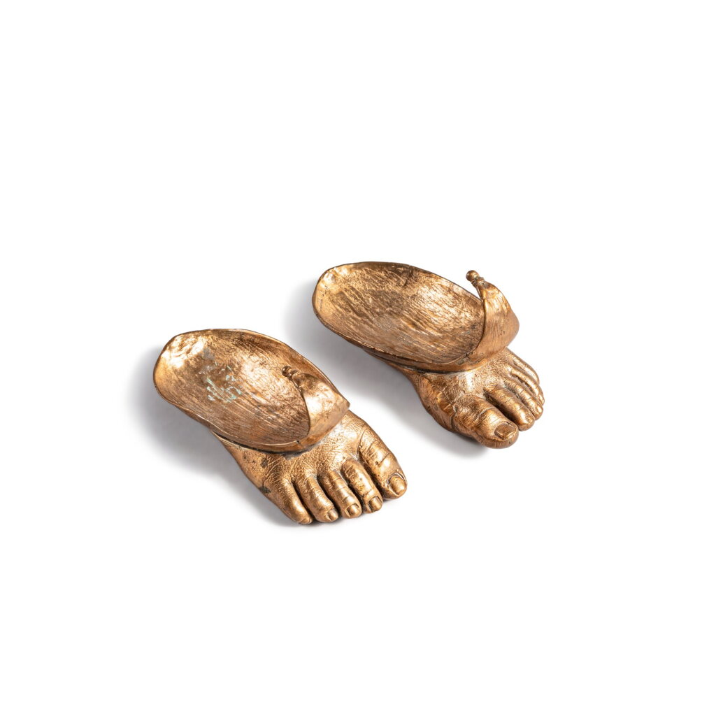 View full screen - View 1 of Lot 66. Pair of Pieds Lotus bowls.