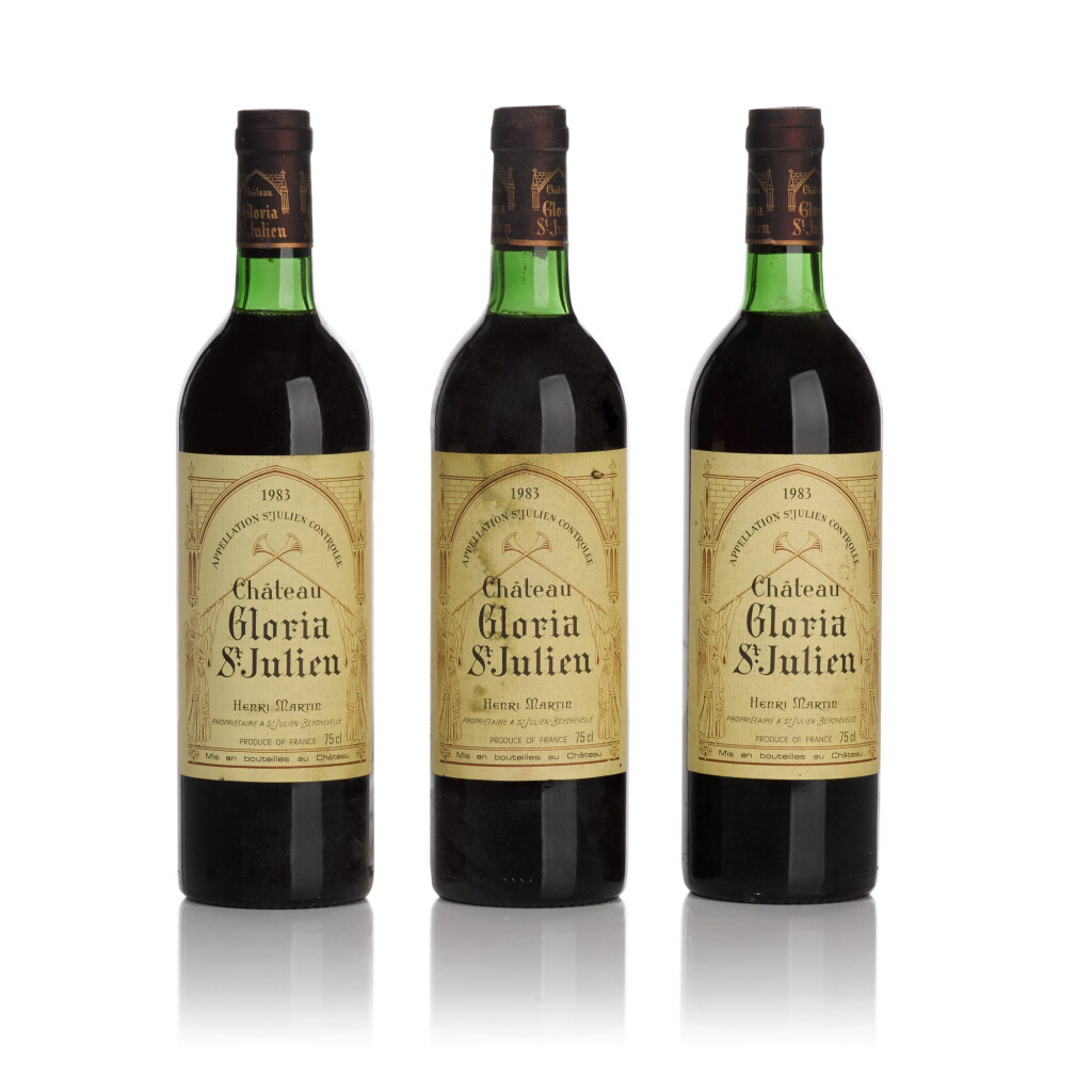 View full screen - View 1 of Lot 148. Château Gloria 1983 (6 BT).