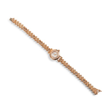 View full screen - View 1 of Lot 694. Faubourg Polka Reference FG7.171, a 18K rose gold and diamond quartz wristwatch, Circa 2002-03.