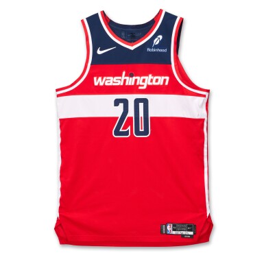 View full screen - View 1 of Lot 56. Alex Sarr Washington Wizards 2025-2026 Game Worn Icon Edition Jersey .