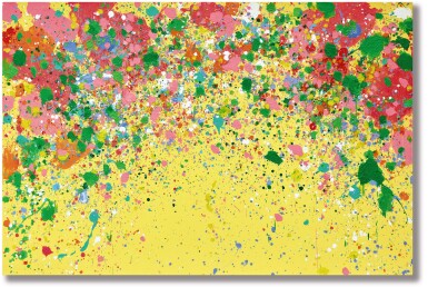 View full screen - View 1 of Lot 1033. WALASSE TING丁雄泉 | TEN MILES FLY RED LITTLE FLOWERS 十丈飛紅.