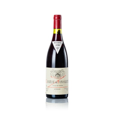 View full screen - View 1 of Lot 262. Château de Fonsalette, Syrah 1990 (1 BT).