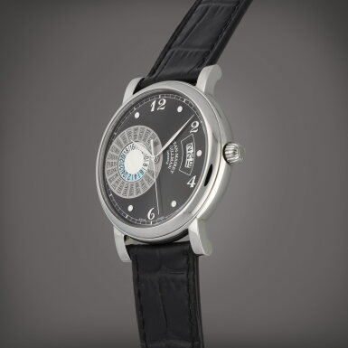 View full screen - View 1 of Lot 70. Hora Mundi II | A stainless steel world time wristwatch with date | Circa 2005.