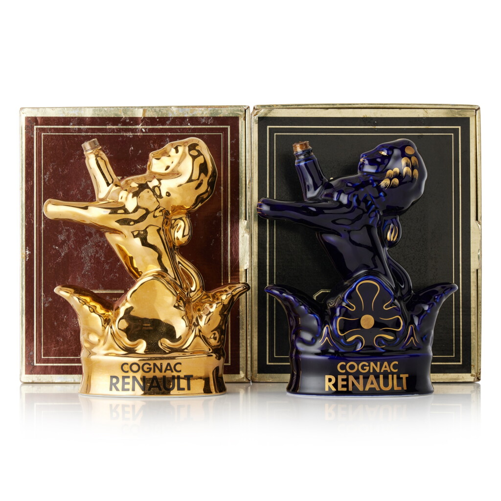 全萤幕检视 - 查看6418Renault Cognac XO and Extra Ceramic Bottle 40.0 abv NV (2 BT70)的1
