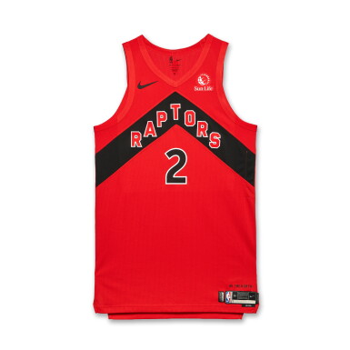 View full screen - View 1 of Lot 32. Jonathan Mogbo Toronto Raptors 2026 NBA Playoffs Eastern Conference Round 1 Game Worn Icon Edition Jersey | Game 1.