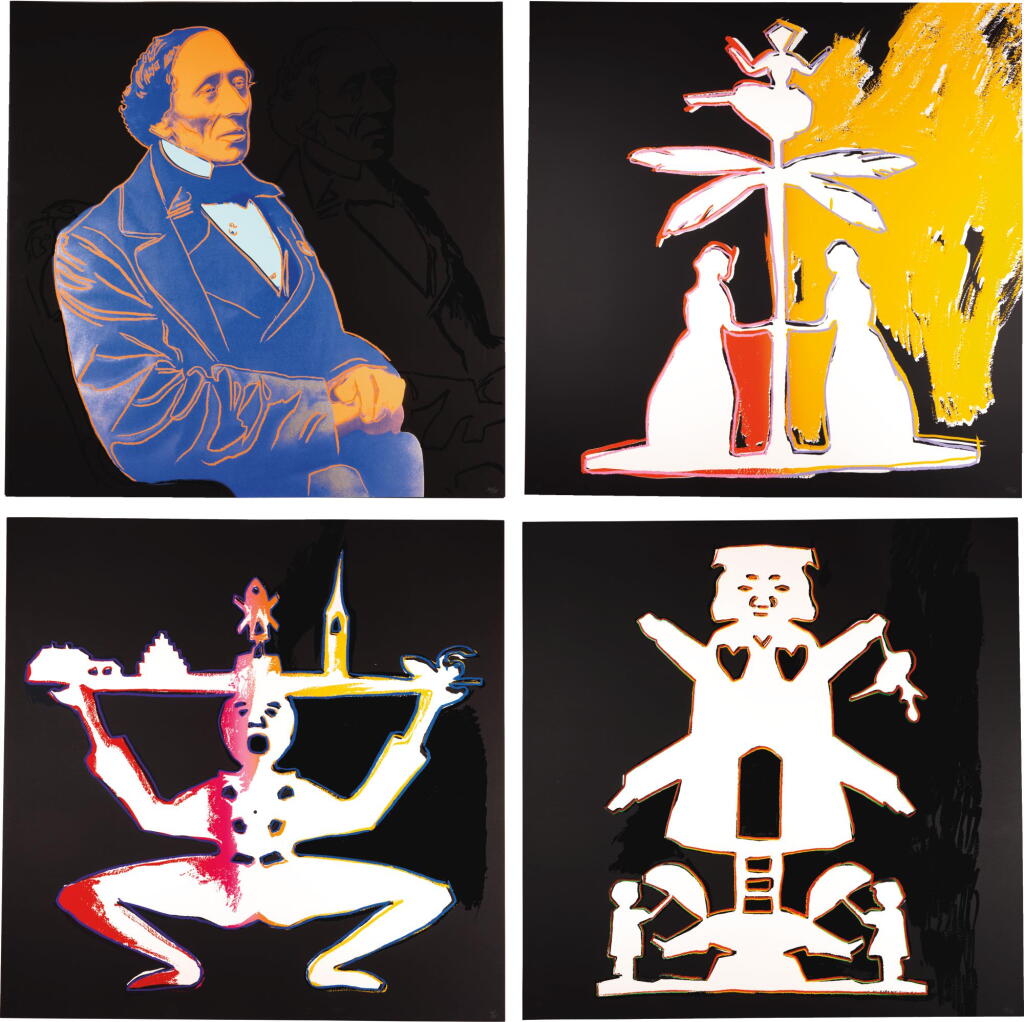 View full screen - View 1 of Lot 175. ANDY WARHOL | HANS CHRISTIAN ANDERSEN (F. & S. II.398-401).