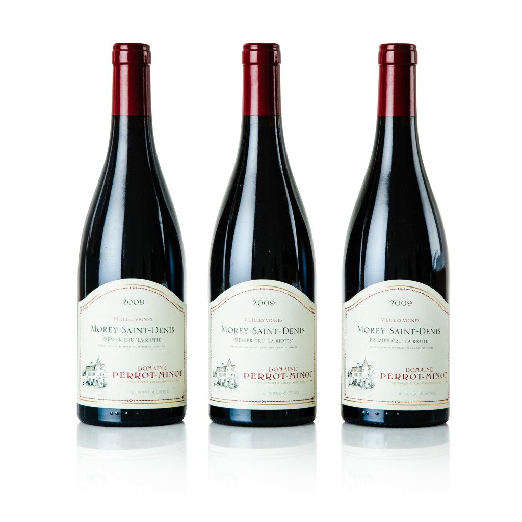 View full screen - View 1 of Lot 255. Morey St. Denis, La Riotte 2009 Domaine Perrot-Minot (3 BT).