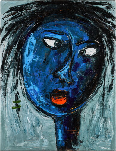 View full screen - View 1 of Lot 14. Isshaq Ismail, Passport Picture Nr.3.