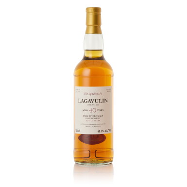 View full screen - View 1 of Lot 9515. Lagavulin 40 Year Old The Syndicate's Cask #112 49.1 abv 1979 (1 BT70).