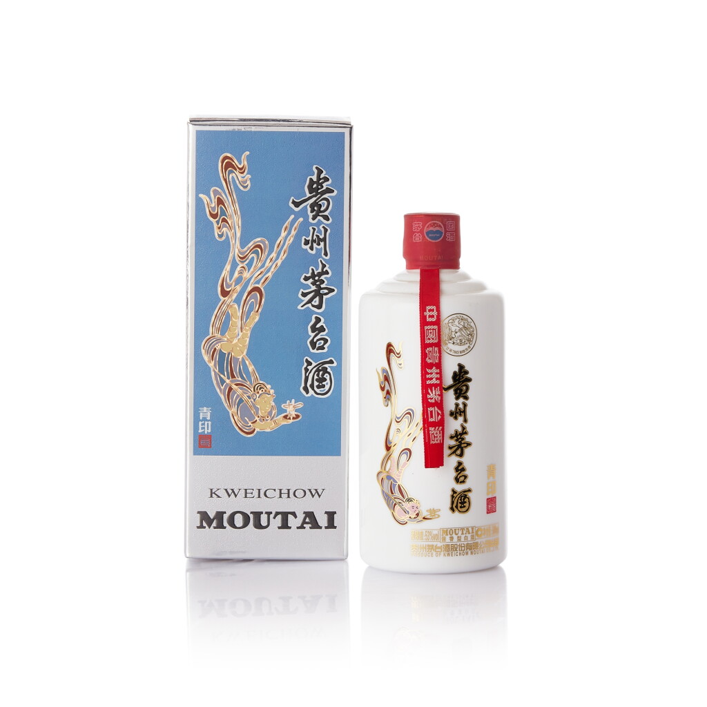 View full screen - View 1 of Lot 7319. 2019年產"飛天牌"貴州茅台酒 (青印) Kweichow Flying Fairy Moutai White Edition 2019 (1 BT50).